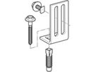Montagewinkel Lang 12 x 5,5 x 5cm 461.140.00.1 - Geberit-GIS
