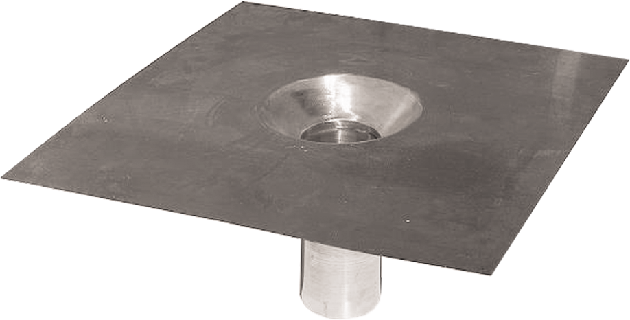Dachwassereinlauf Konus CrNi 110 mm Stutzenlänge 300 mm - Flachdacheinläufe/ Einfassungen