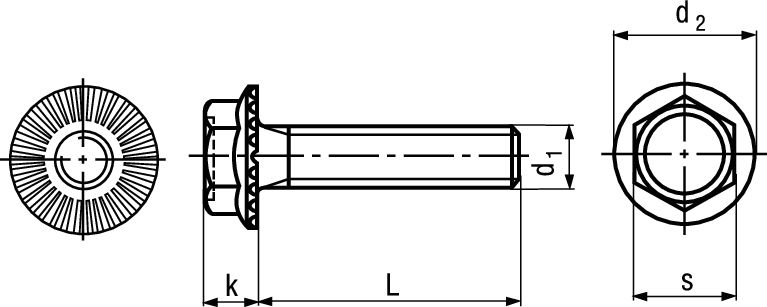 6-kt Schr VERBUS RIPP® St 100 ZL BN9727 M8x16 - Bossard Schrauben