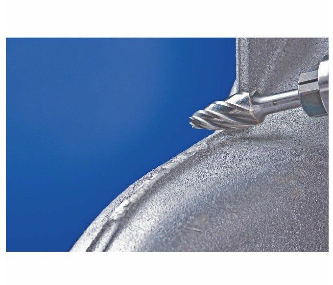 HM-Frässtift, Rundbogenform RBF 1225/6 ALU, Schaft Ø 6mm - Schleifen, Trennen