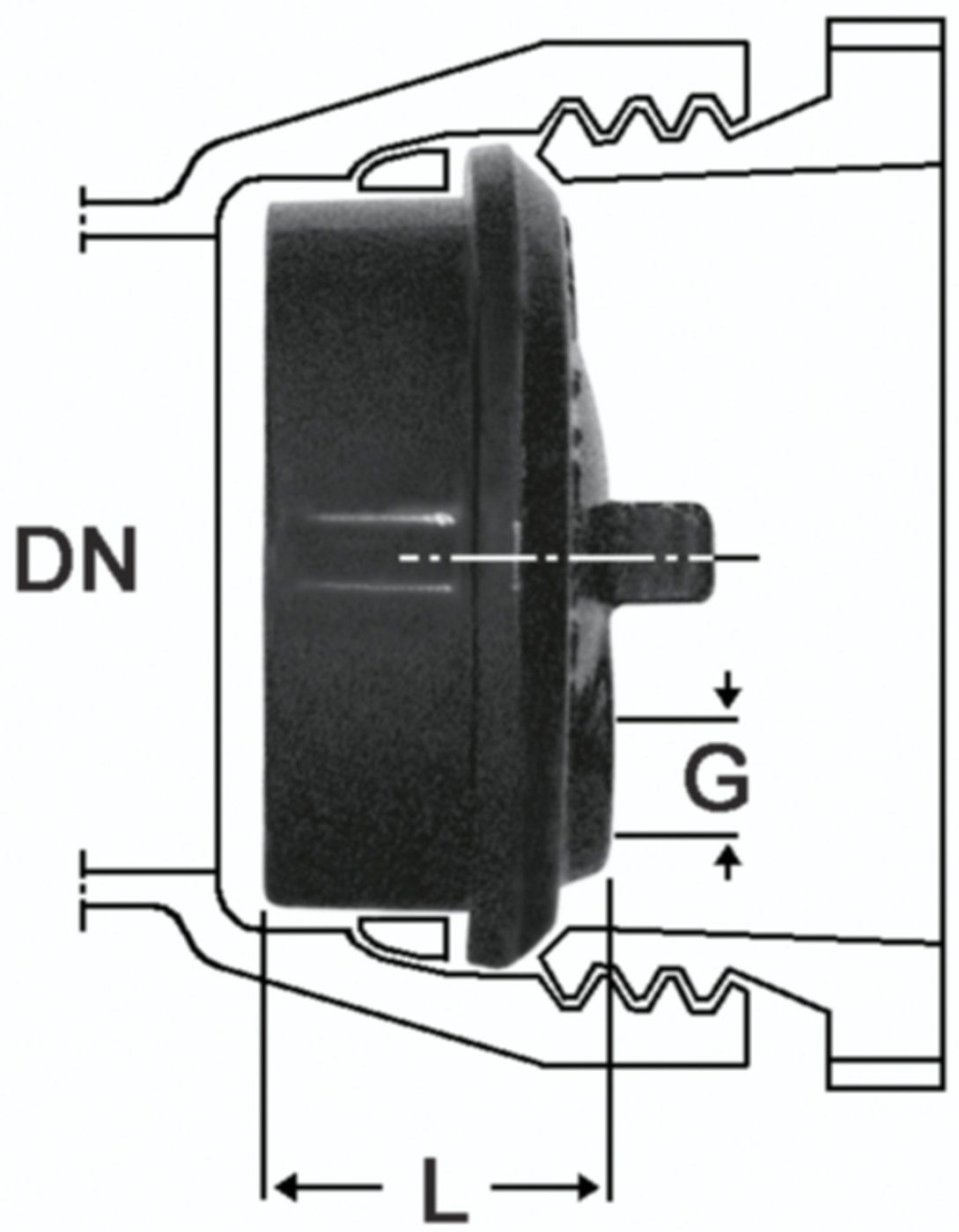 Verschlusskappen vonRoll hydro Fig. 2393
