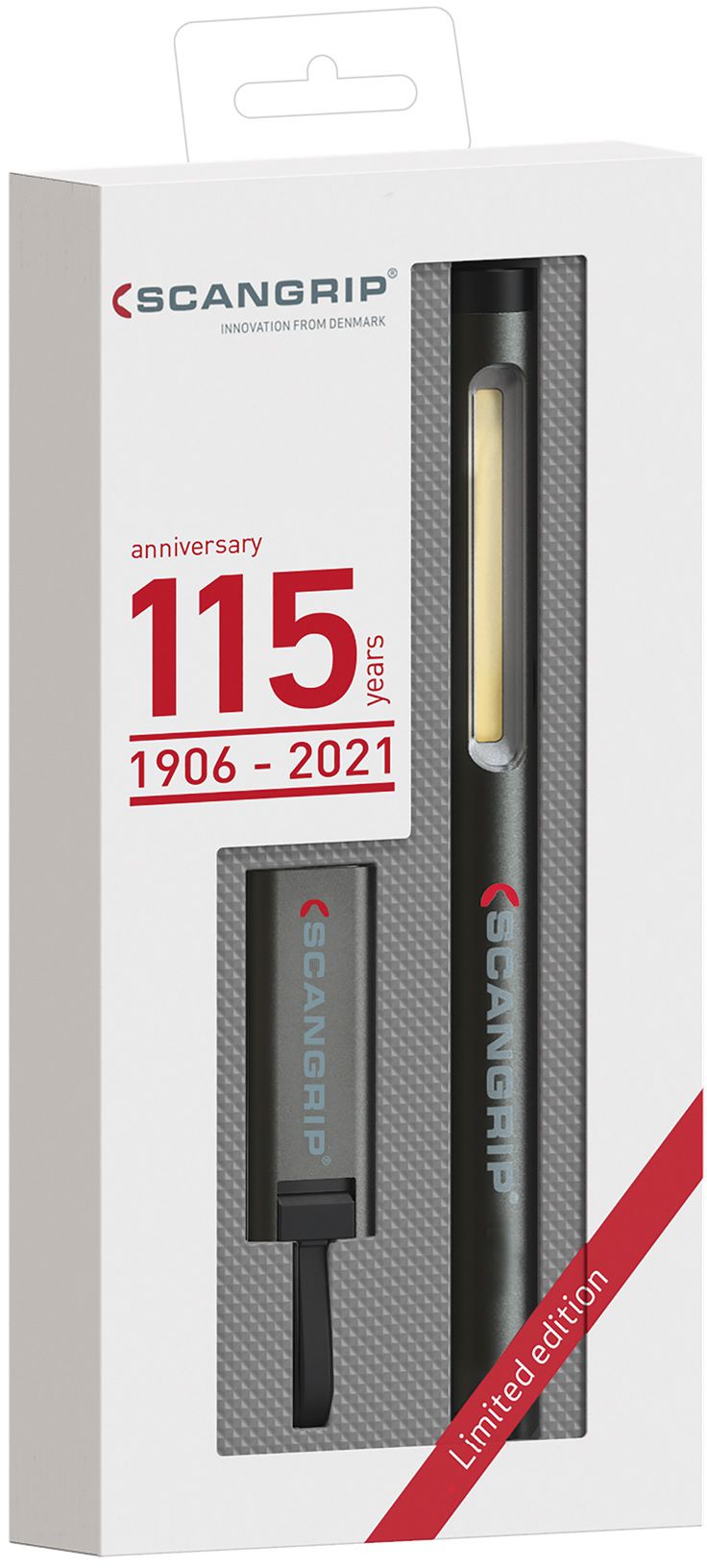 Scangrip 115 Year Promotion Kit bestehend aus Work Pen 200 R & Flash Micro R - Lampen, Leuchten
