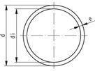 Rohre 50 x 3.7 mm in Stg. a 5 M PN 16 161 017 110 - GF Hart PVC-U Rohre