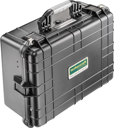 TECHNOCRAFT PP-Werkzeugkoffer wasserfest "PRO CONSTRUCTION 152" - Werkzeugkoffer,Sortimentskoffer,Behälter
