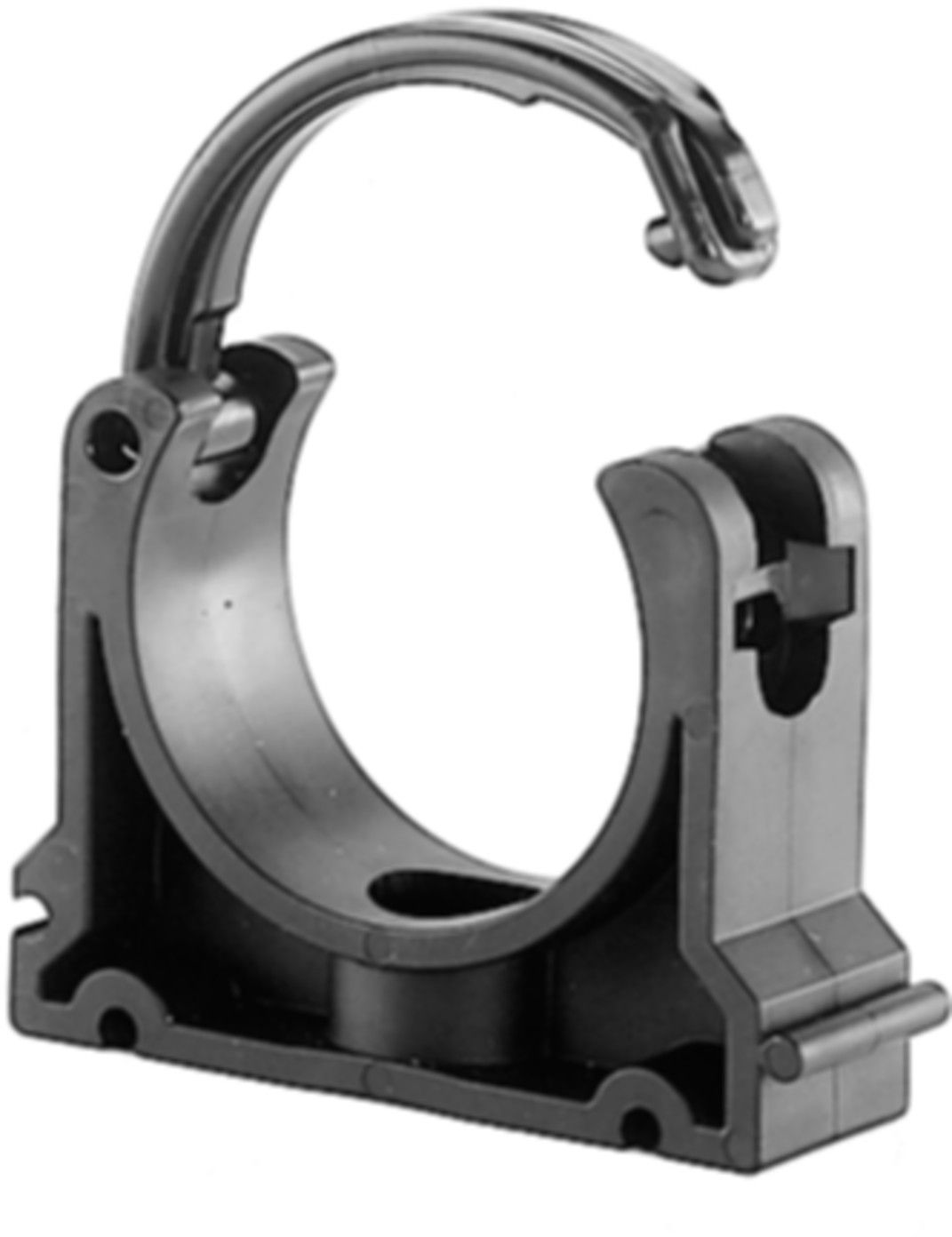 Klip-it Rohrklemmen Typ 061 32 mm PP schwarz, UV-beständig 167 061 038 - GF Hart PVC-U Formstücke