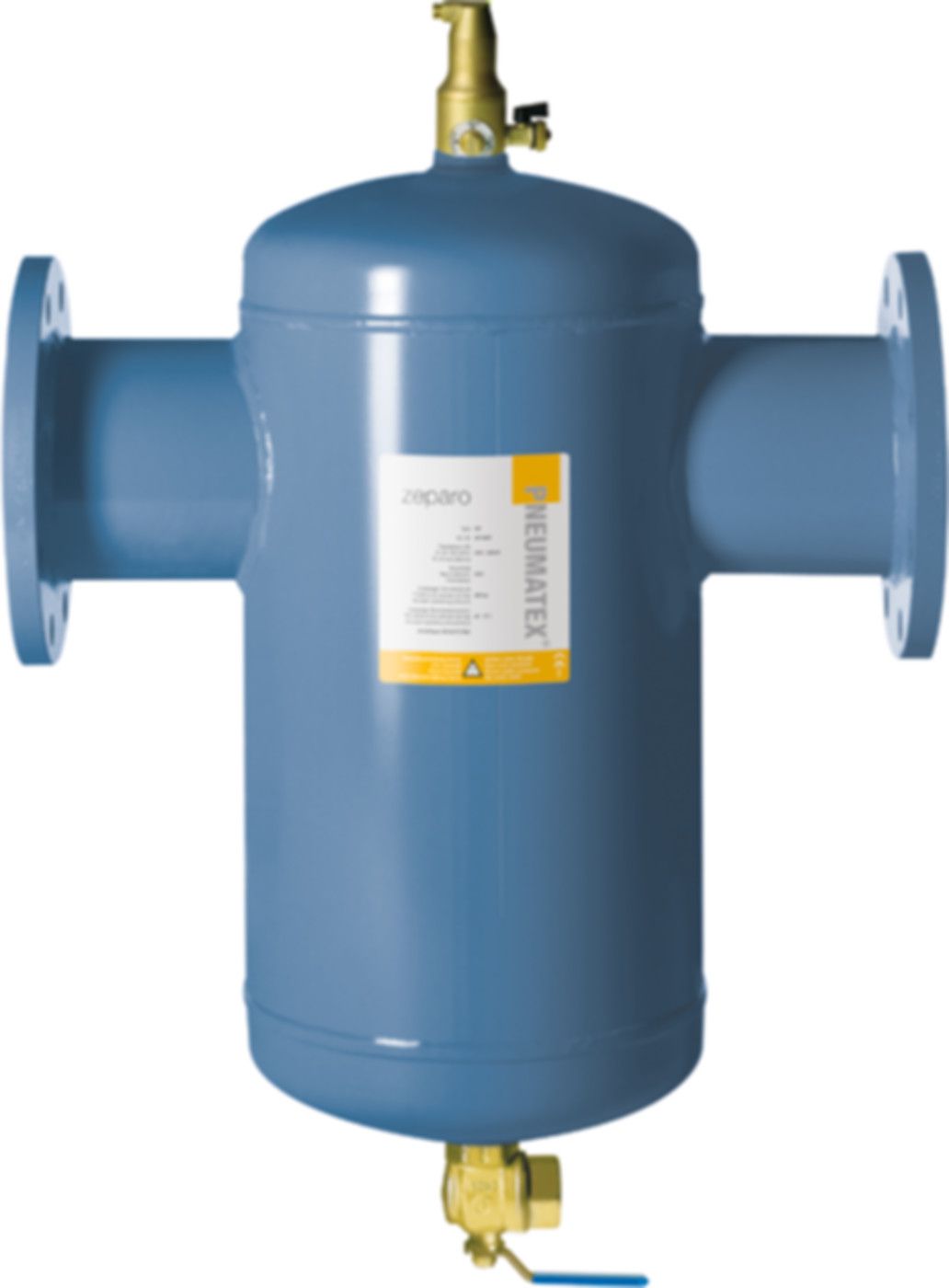 Abscheider f/M+S Zeparo Omni ZIO 80 F 788 2080 DN 80 - Pneumatex Luft- / Schlammabsch. Stahl