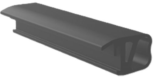 Dichtungsprofil OneSide 25mm , EPDM , Rolle à 25m - INOXTECH-Handlauf-/Geländer-System