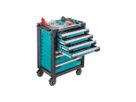 TECHNOCRAFT Werkstattwagen ALLROUND 2.0 "169 tlg. , 1/4"" + 1/2"" , 7 Schubladen" - Schlüsselwerkzeuge