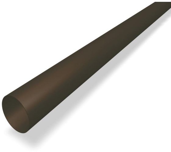 Ablaufrohr à 3m 100 mm P.10 braun 220041 - PREFA Dachentwässerungssysteme
