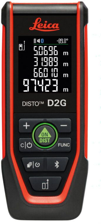 LEICA Disto D2G Lasermessung, 0.05-120m, +/-1.5mm, IP54 - Längenmessen