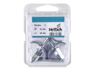 Hettich Plattenverbinder verzinkt, 65 x 20mm, Spannbereich 60-74mm, à 2 Stk - Diverse Möbelbeschläge und Zubehör