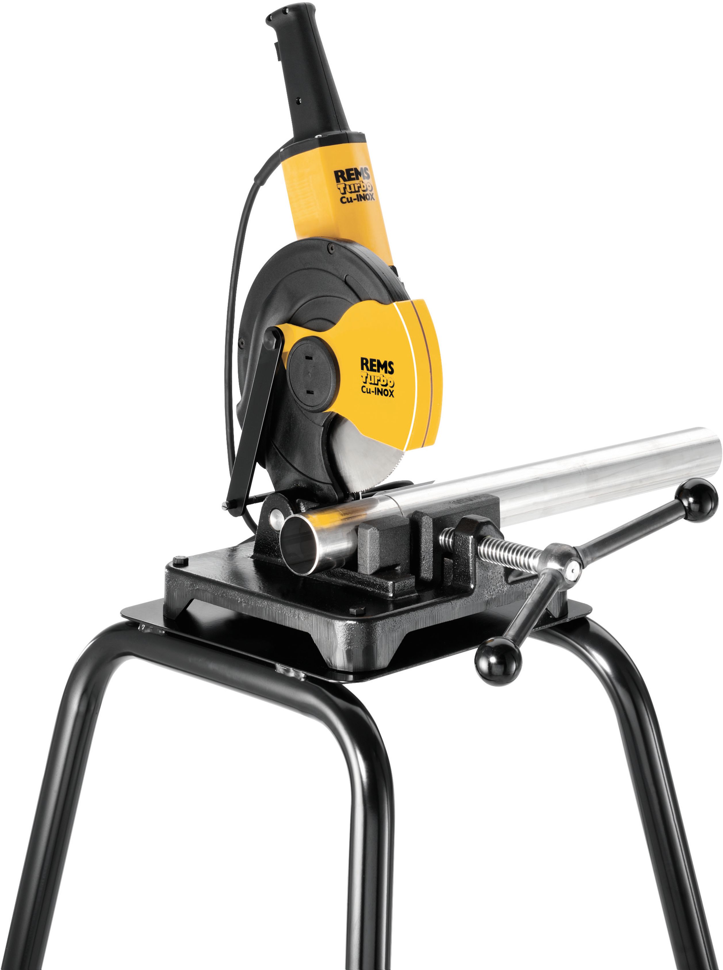 REMS Kreissäge, Turbo Cu-INOX Basic 230V, 500W, inkl. Sägeblatt und Untergestell - Sanitärwerkzeuge