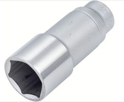 HAZET 6kt.-Steckschlüssel-Einsatz 880LG-22mm,  3/8"", L:70mm, D:29.6mm - Steck- und Drehmomentschlüssel