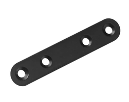 Hettich Verbindungsblech schwarz, 80 x 15mm - Diverse Möbelbeschläge und Zubehör