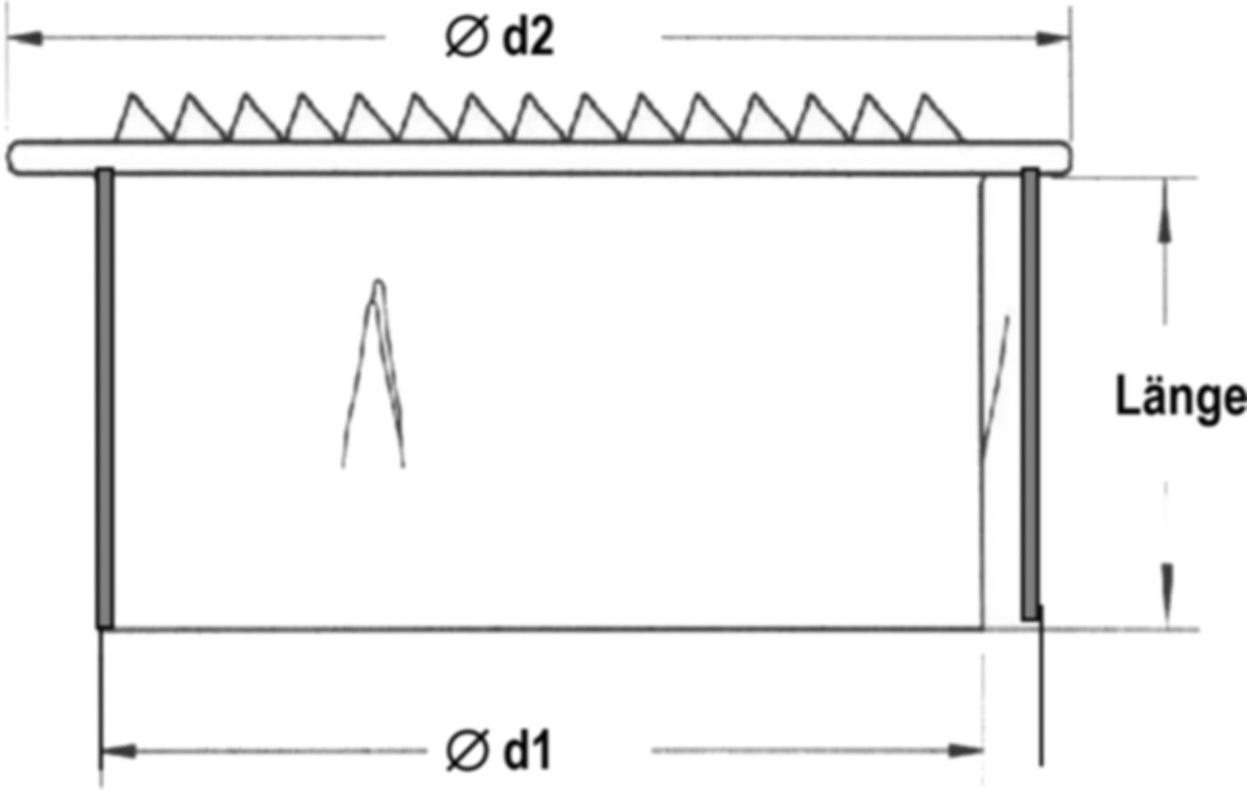 Wetterschutzgitter Alu 200 mm WG-A rund m/Fliegengitter - Ventilations-Einsätze