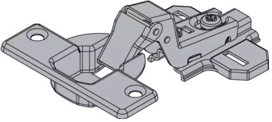 Hettich Topfscharnier SlideOn Innenliegend, Stahl vernickelt, Bohrloch-Ø 35 mm - Diverse Möbelbeschläge und Zubehör