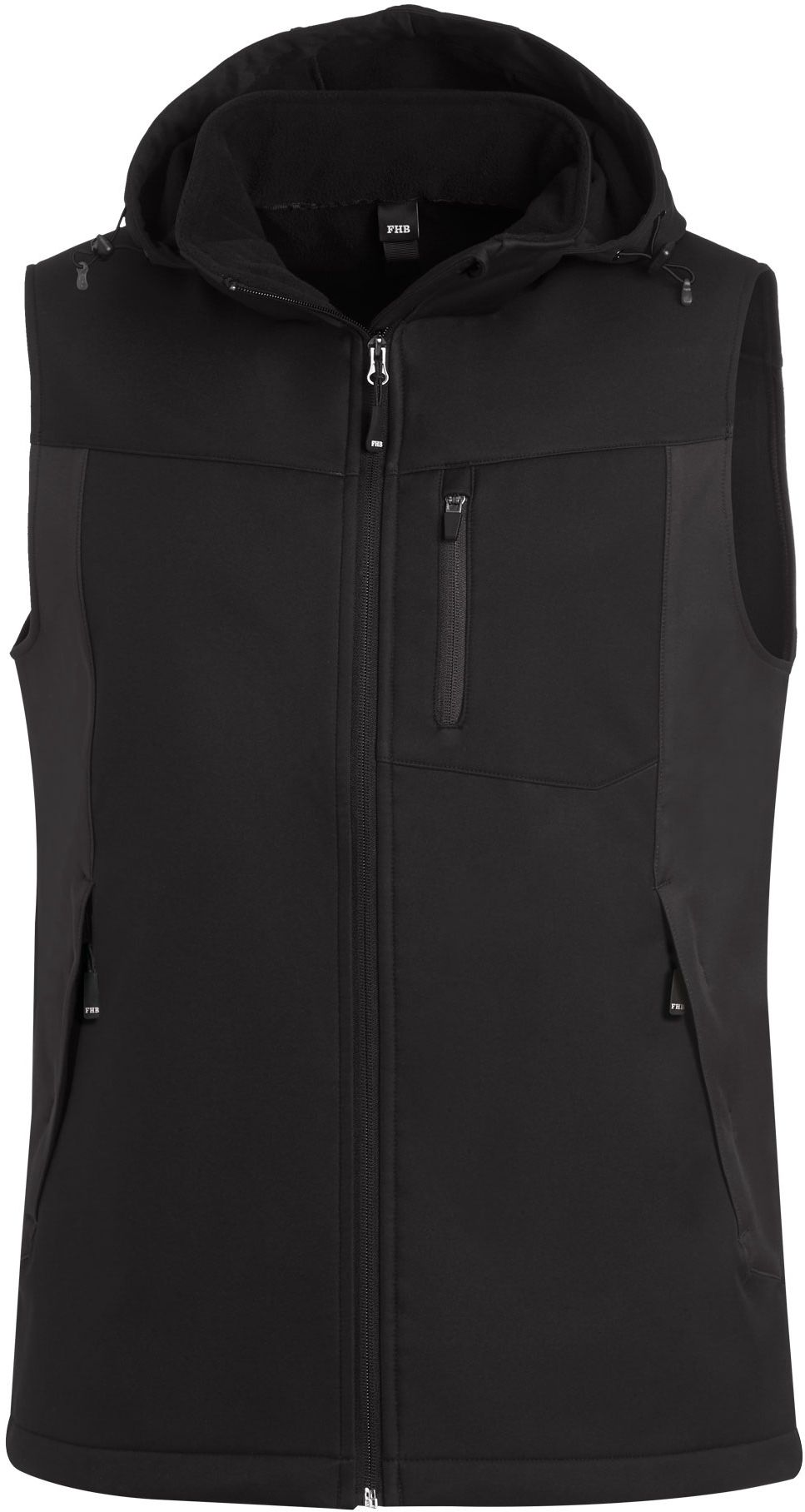 FHB JUSTUS Softshellweste anthrazit-schwarz Gr. XS - Textilien