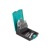 TECHNOCRAFT HSS Einschnitt Gewindebohrer Satz ,16- M3 - M12 ,  DIN 338 , DIN 1814 - Gewindeschneiden