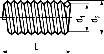 AMECOIL®SR Drahtgewindeins INOX A2 BN910 M5x7,5/1,5d - Bossard Schrauben