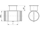 Regulierklappe 100mm DSU-V ohne Dichtung - Spiralfalzrohre und Zubehör System Safe