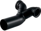Wandklosett-Doppelbogen 180° d 110/ 90mm 367.485.16.1 - Geberit-PE-Formstücke