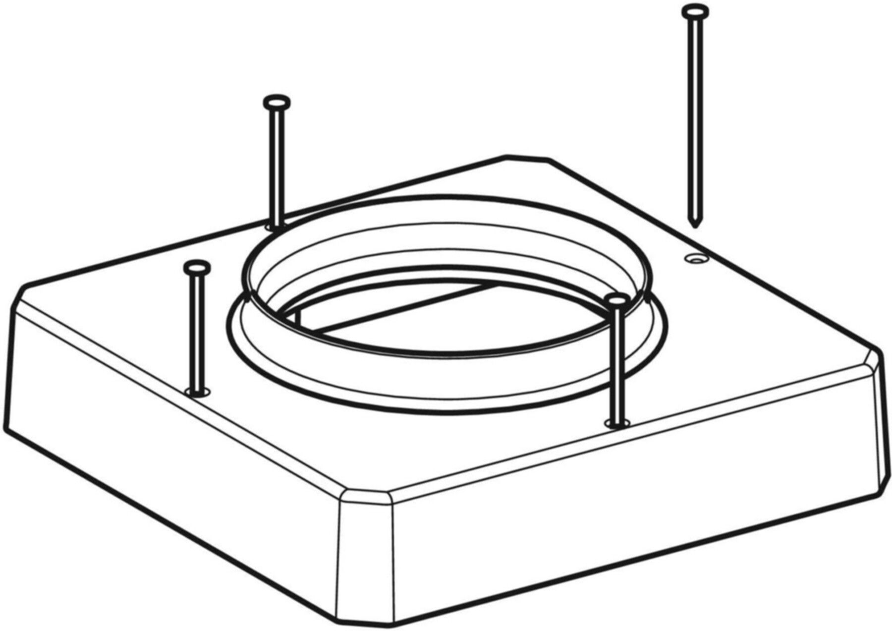 Schalungsschoner 110mm 310.915.00.2 - Geberit-Dämmung / Brandschutz
