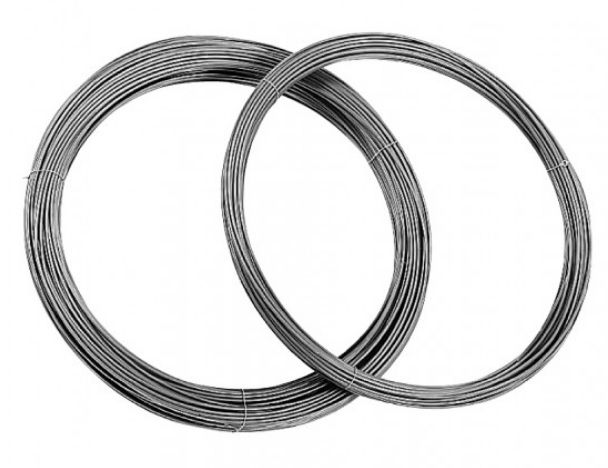 Spanndraht, plastifiziert grün Ø 3.0/3.5mm, Ring à 55m, Art. 275.175 - Drahtgeflecht und Zubehör
