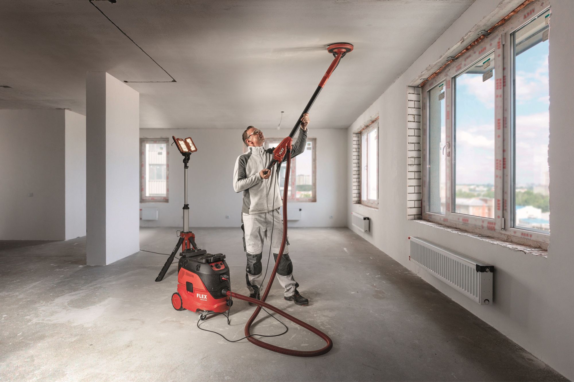 FLEX Wand- und Deckenschleifer GE 6 R-EC 500W , 230V , Ø225mm , 5m kabel - Diverse Anbieter