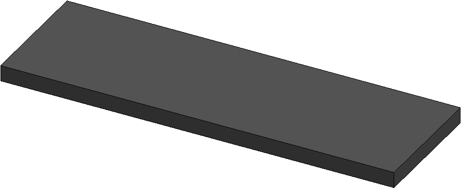 Glasunterlage aus PVC weiss 50 x 16 x 2 mm - INOXTECH-Handlauf-/Geländer-System