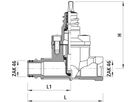 Hausanschluss-Schieber ZAK für Gas 2522 ZAK - ZAK - Hawle Hausanschluss- und Anbohrarmaturen
