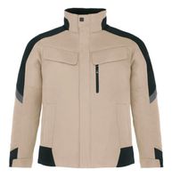 FHB LARS Arbeitsjacke beige-schwarz Gr. 2XL - Textilien
