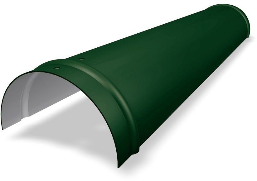 PREFA Grat- und Firstreiter glatt, 06 P.10 Moosgrün 110347 - PREFA Dachsysteme