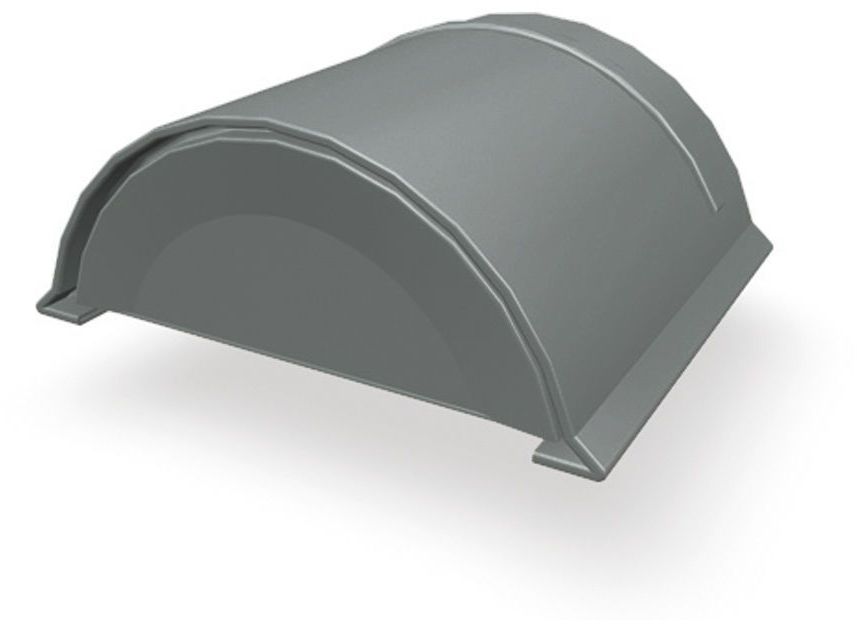 PREFA Jet-Lüfter-Vorkopf stucco 07 P.10 Hellgrau 110612 - PREFA Dachsysteme