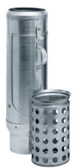 Zink Laubfänger m. V2A-Laubkorb ZL,Ø120mm - Spenglerwerkzeuge