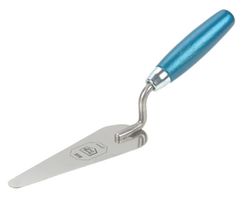 Katzenzunge, INOX L= 140mm, mit blauem Holzheft - Bauwerkzeuge