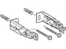 Set Fussbefestigung an Rückwand 13-24 cm Set à 2 Stück 111.064.00.1 - Geberit-Duofix