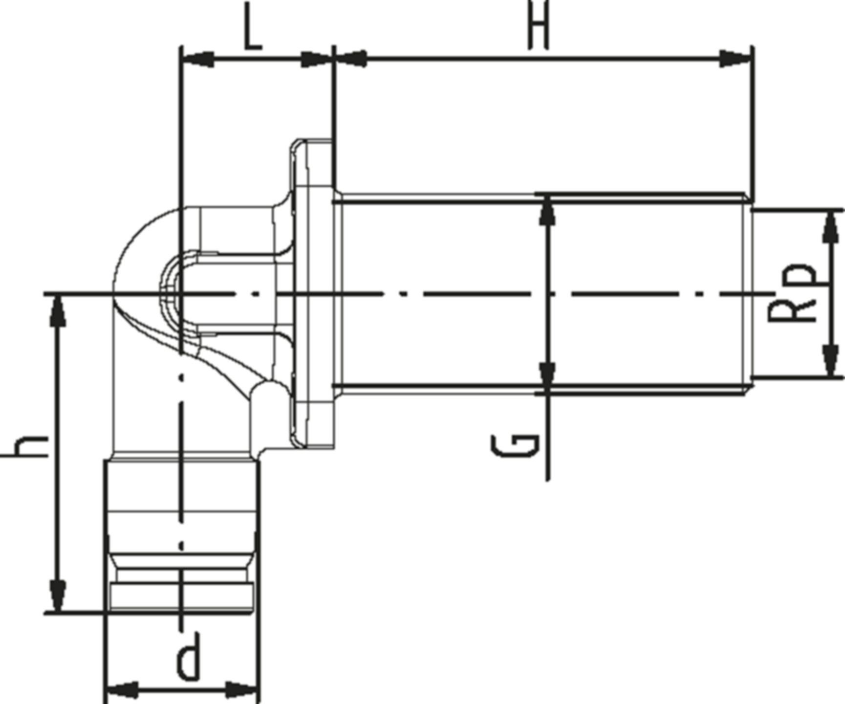 Armaturenanschluss einfach iFit 16/20 H 45 1/2"/3/4" 762 102 357 - GF I-Fit Formstücke + Werkzeuge