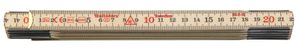 HULTAFORS Schwedenmeter L= 2m, Birkenholz, 1502, natur - Längenmessen