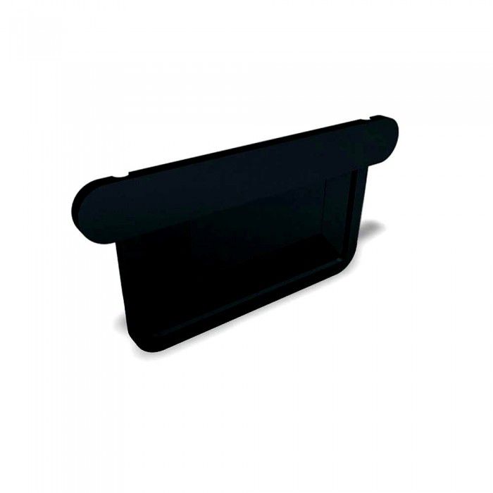 PREFA Kastenrinnen-Endboden 250 mm P.10 Schwarz - PREFA Dachentwässerungssysteme