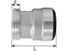 Übergang mit AG flachdichtend d 22 mm - 1" 9820S.2211 - SudoFIT-Formstücke