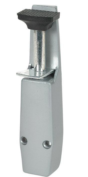 Fridavo Türfeststeller 200x40mm, Hub=30mm, silbergrau - Türöffner, Türschliesser, Türfeststeller