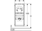 Urinal-Element für Lema Urinal, Typ 112 461.668.00.1 - Geberit-GIS