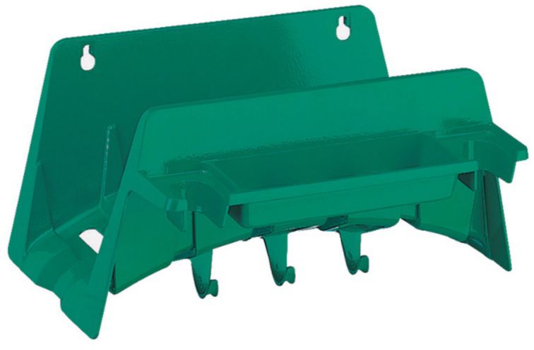 Wandschlauchhalter, Kunststoff grün B= 250mm, T= 150mm - Garten