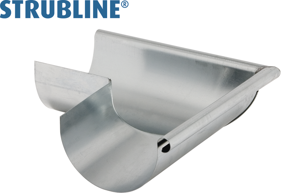 Rinnenwinkel äussere 330 mm 140 gefalzt/gelötet "Strubline" - Zink Spenglereihalbfabrikate