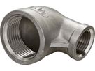 Inox-Winkel 90° IG/IG 3/4"- 3/8" 1090 - Rostfreie Gewindefittings