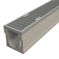 TOP 100 C250 mit verz. Maschenrost Element 100cm