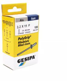 GESIPA PolyGrip MehrbereichsBlindniete 3,2x11 (1433847) KL 3-8 - Gesipa-Nieten