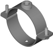Polyfix Inox o.Gummi,ohne Mf 3/4"/M12 157 - 163 mm 5096 - Samvaz-Rohrschellen