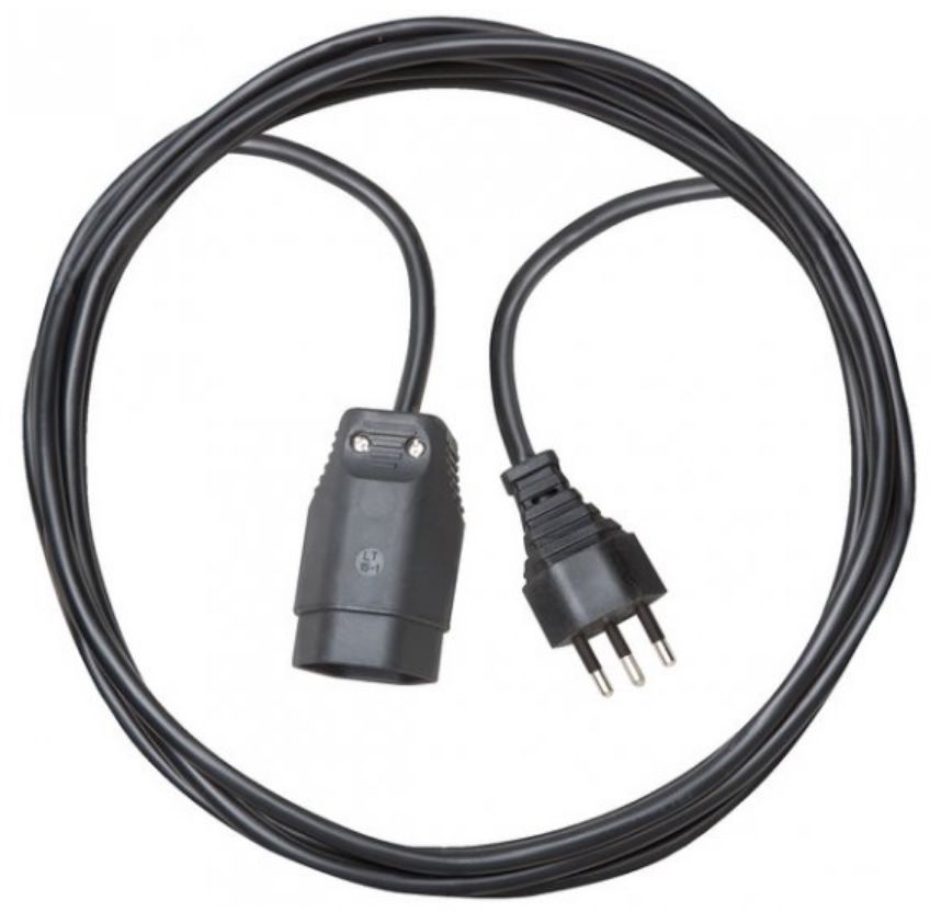 BRENNENSTUHL Verlängerungskabel 5m, TD 3x1 mm², Schwarz - Stromverteilung