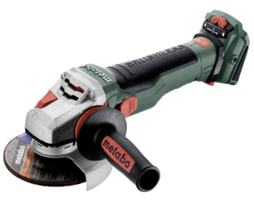 Akku-Winkelschleifer WVB 18 LTX BL 15-125 Quick 18 V , Ø 125mm ,  Solo in MetaBOX - Metabo Elektrowerkzeuge